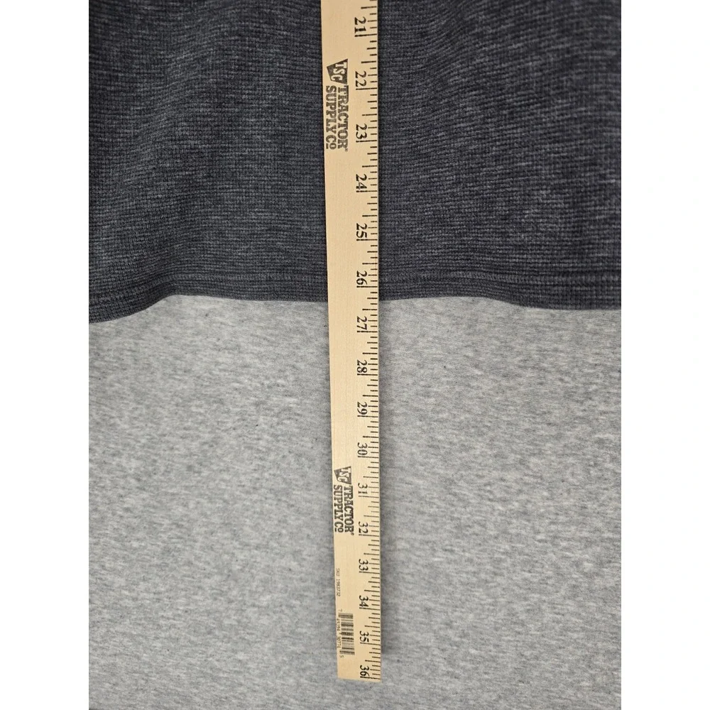 Polo Ralph Lauren Sleepwear Thermal Long Sleeve Shirt Mens XL Gray Cotton Flaws